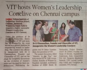 DTNext VIT Chennai hosts Women's Leadership Conclave in partnership with Women-Up